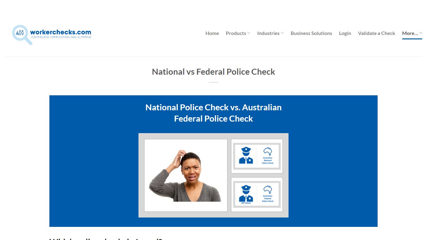 National vs Federal Police Check - Australian Police Checks ...